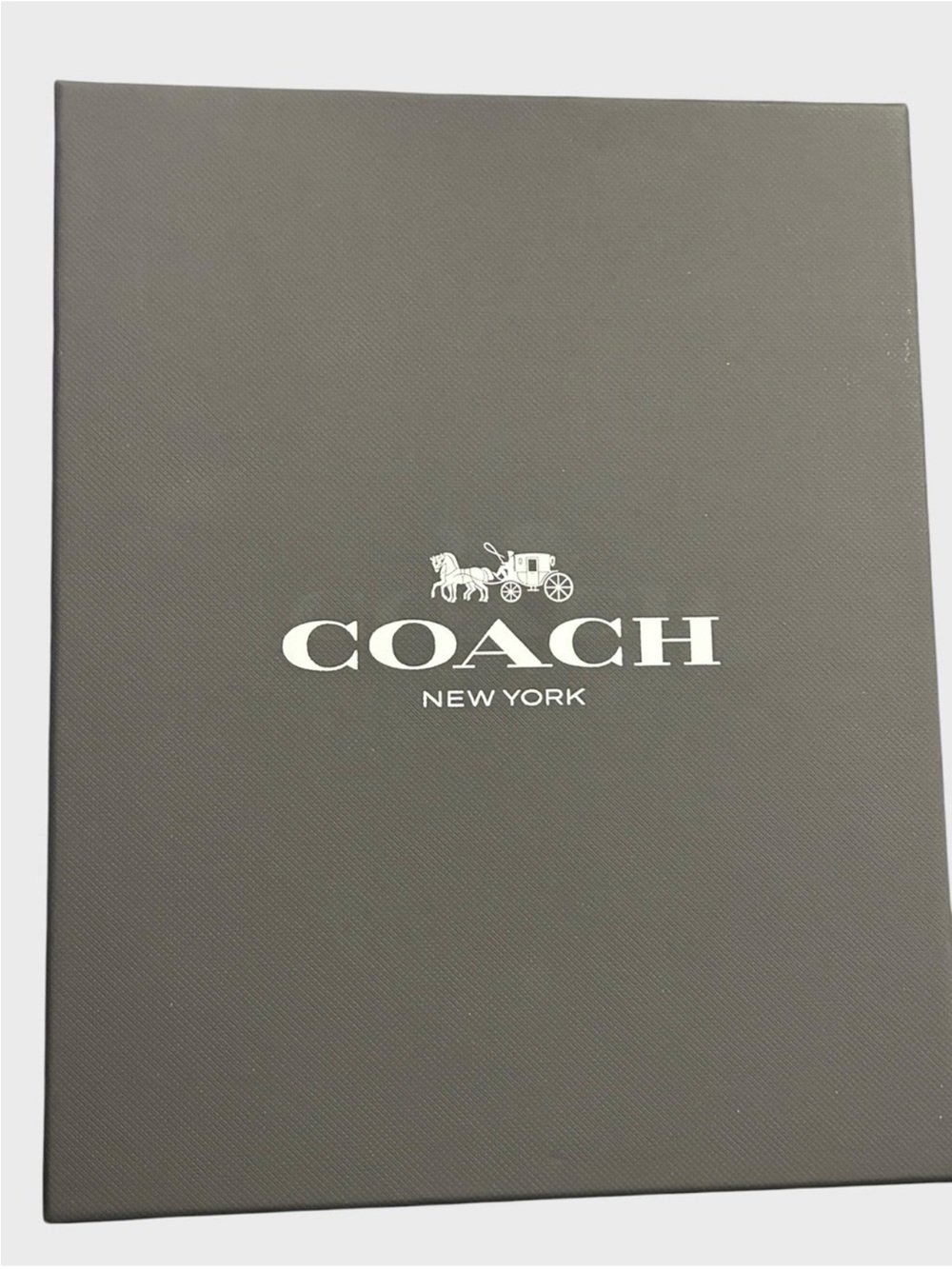Coach Black Leather Notebook Cover with Colorful Dino Stickers - Picture 3 of 3